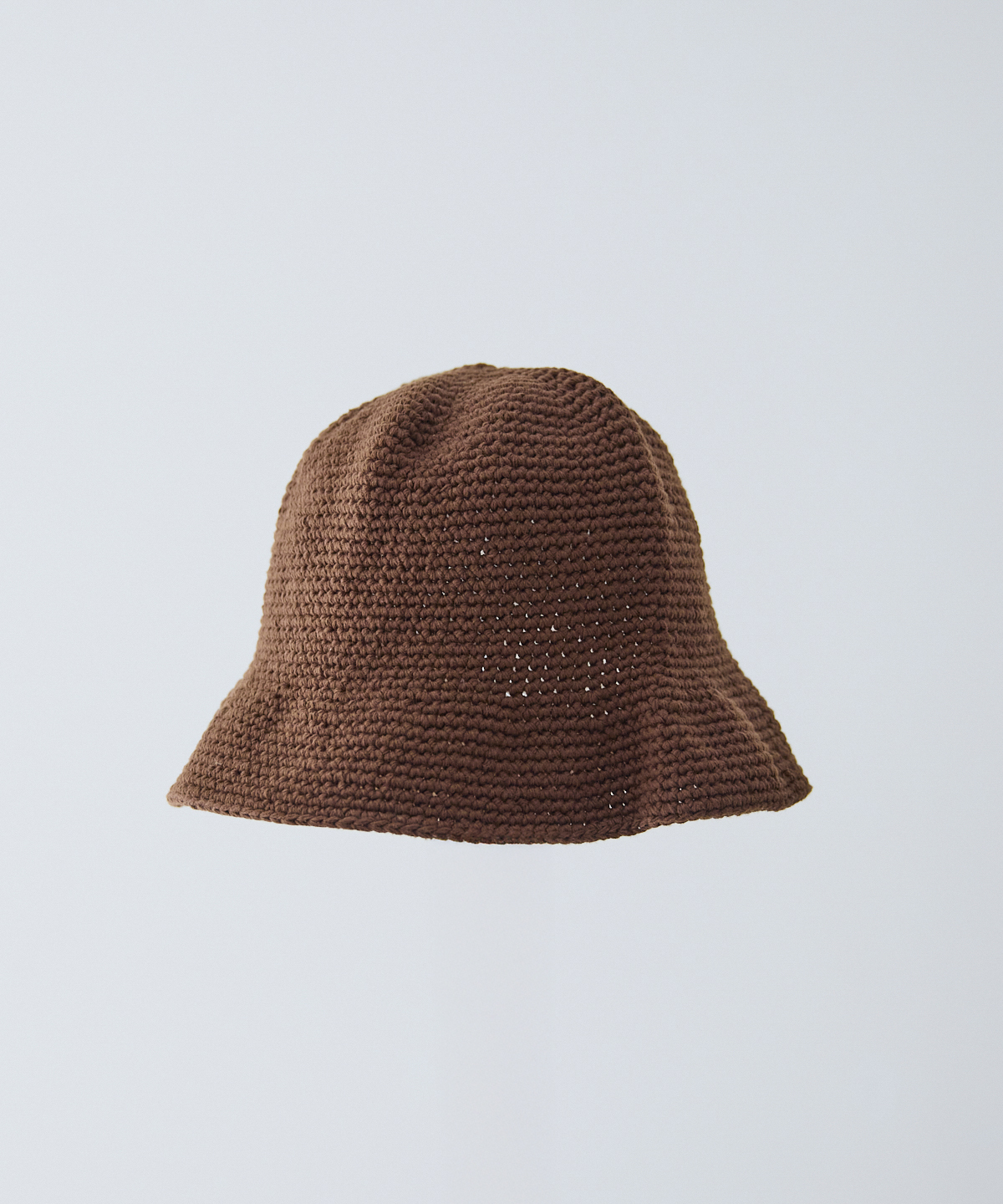 COMES AND GOES ニットバルーンハット ブラウン COMESANDGOES / HAND MADE KNIT WOOL BALLOON HAT｜nest Robe