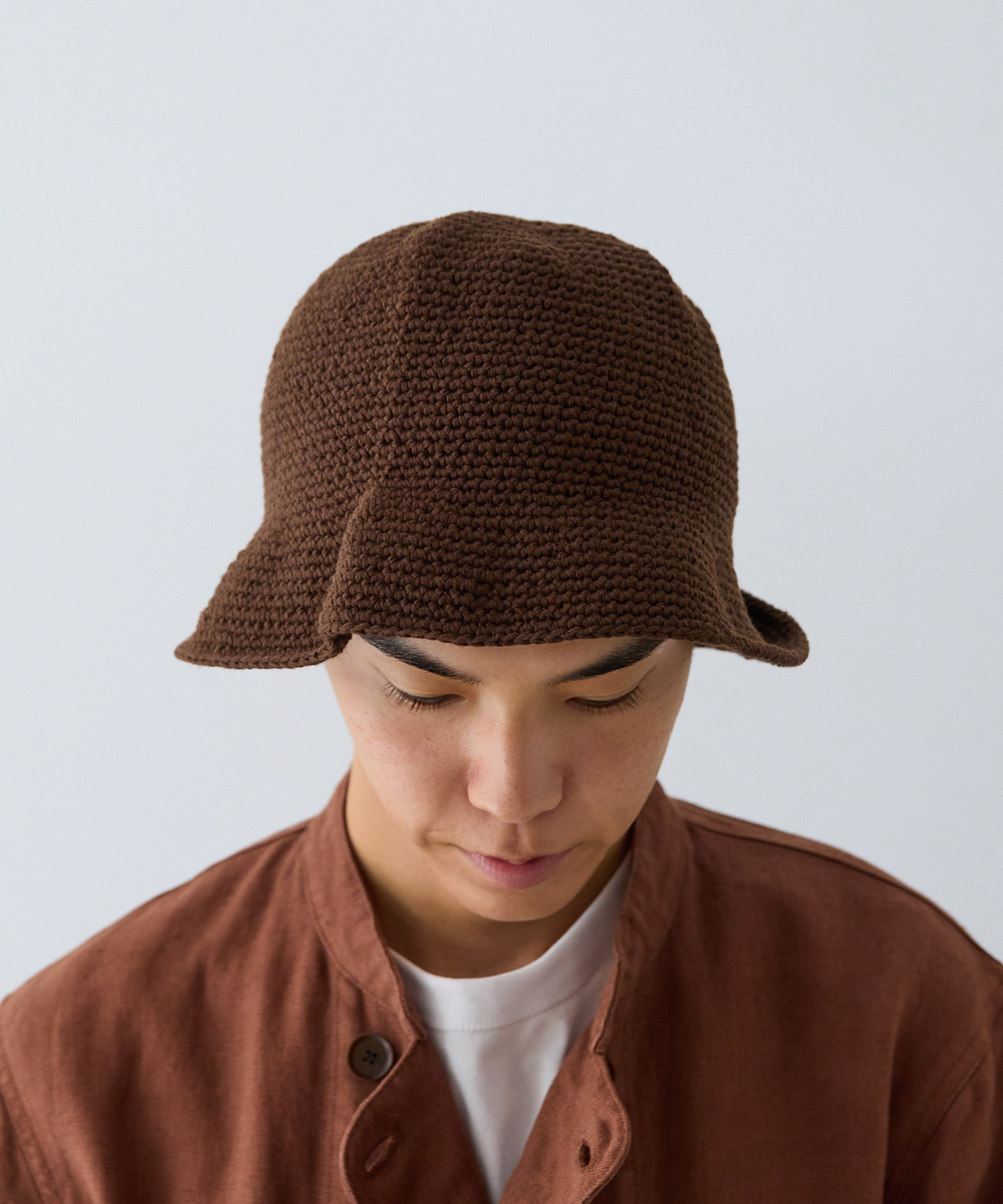 COMESANDGOES / HAND MADE KNIT WOOL BALLOON HAT｜nest Robe