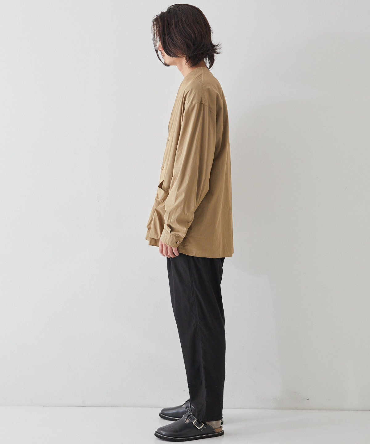 blurhms / Chambray Cardigan Shirt｜nest Robe ONLINE SHOP