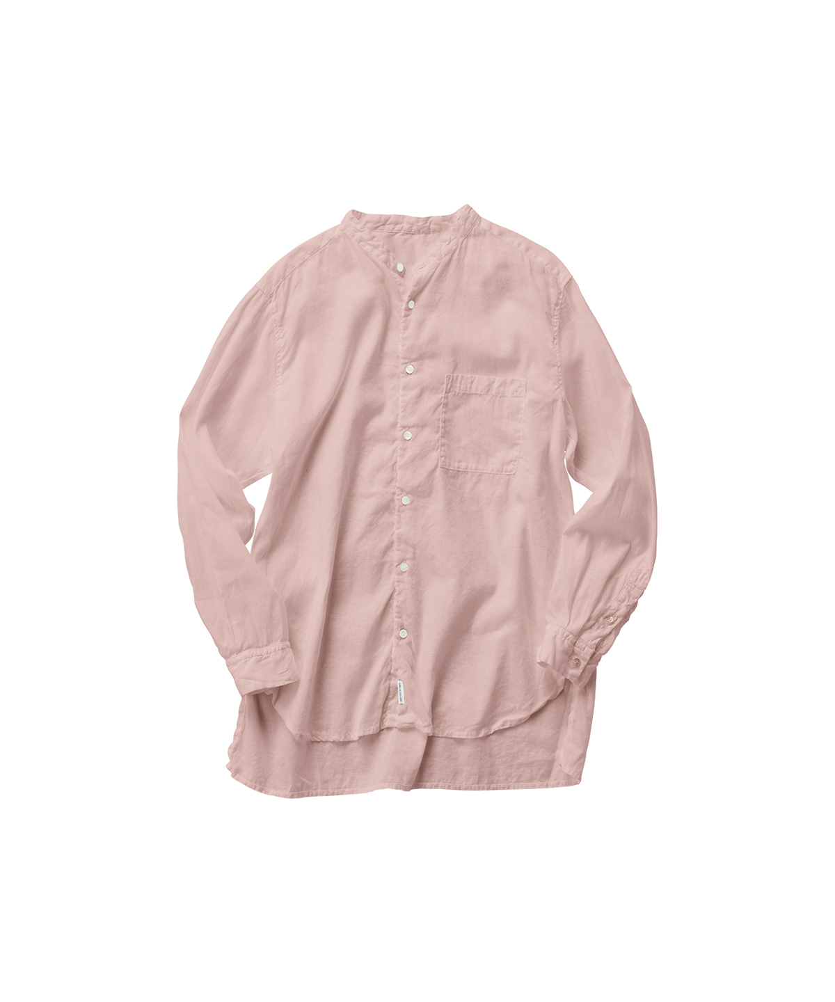 UpcycleLino】BASIC バンドカラーシャツ｜nest Robe ONLINE SHOP