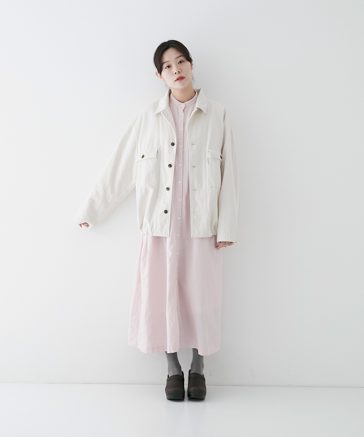 UpcycleLino】BASIC チノ フィールドジャケット new color｜nest Robe 