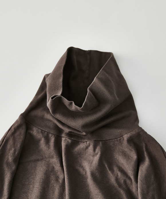 UpcycleLino】BASIC天竺長袖ビッグタートル