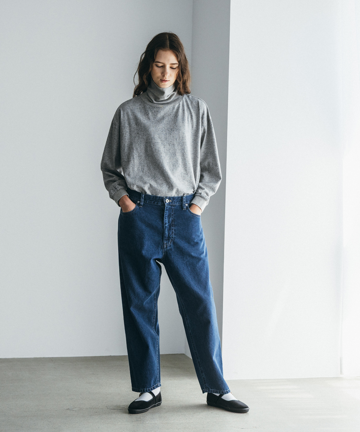 UpcycleLino] BASIC デニム5ポケットパンツ limited item｜nest Robe