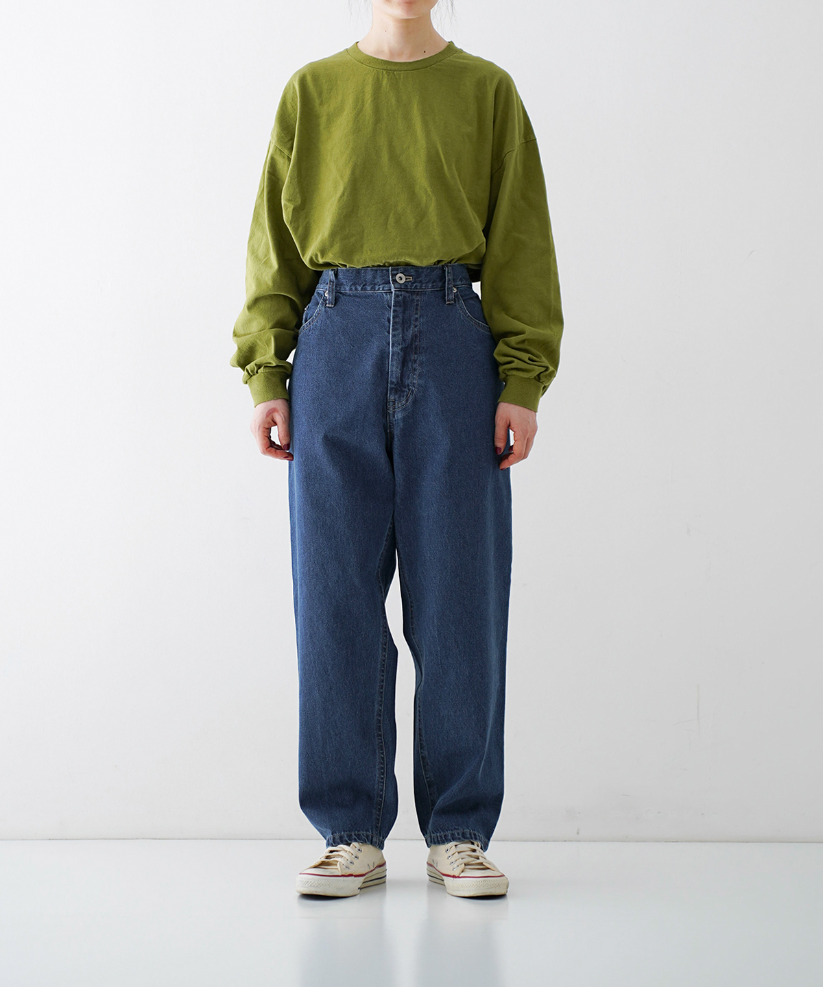 UpcycleLino] BASIC デニム5ポケットパンツ limited item｜nest Robe