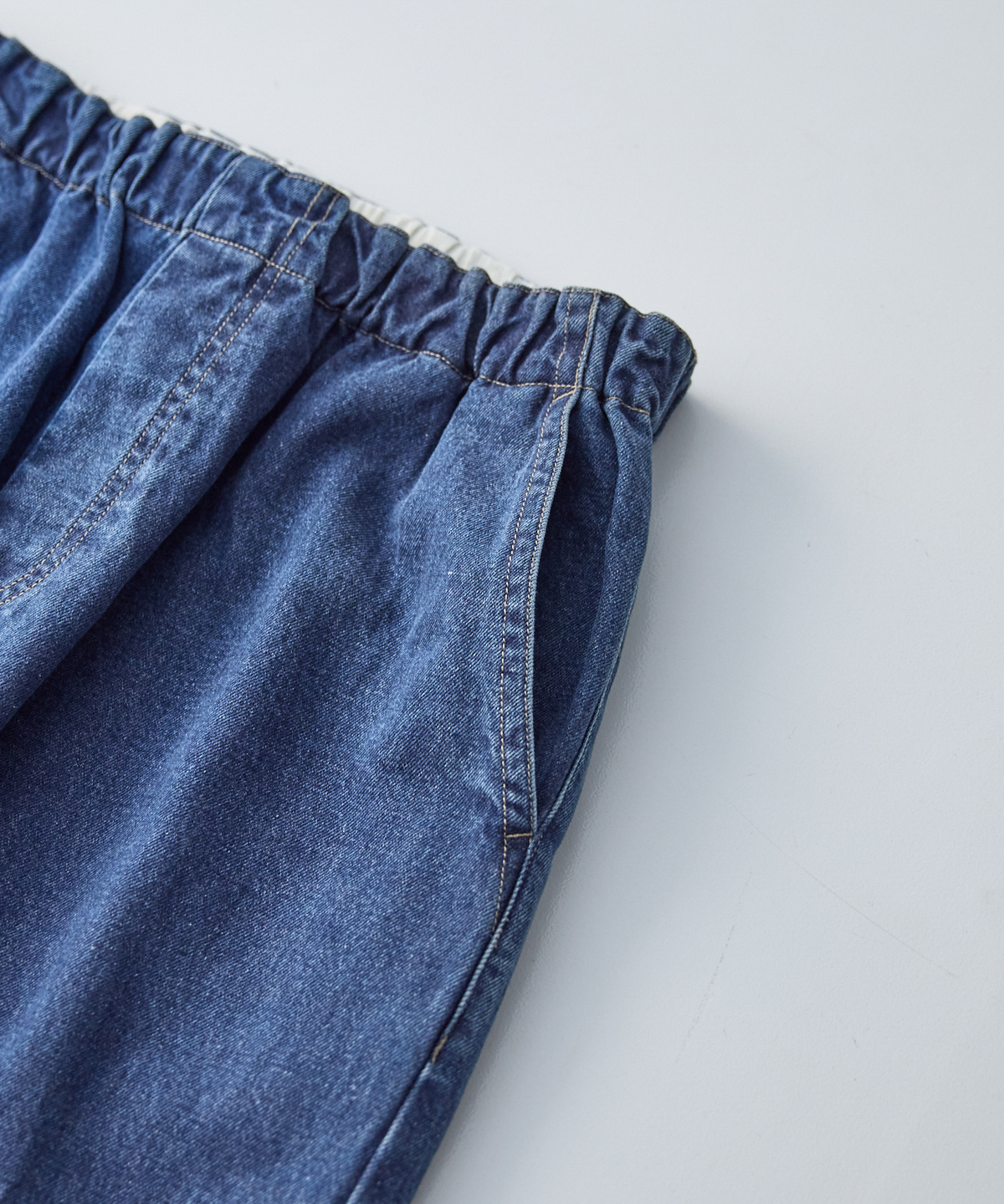 nest Robe UpcycleLino BASIC デニムワイドパンツ UpcycleLino】BASIC 9.5ozデニムワイドパンツ｜nest Robe
