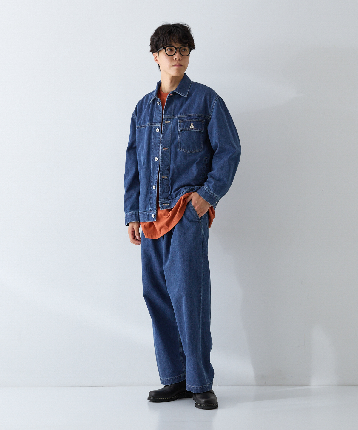 UpcycleLino] BASIC デニムジャケット limited item｜nest Robe