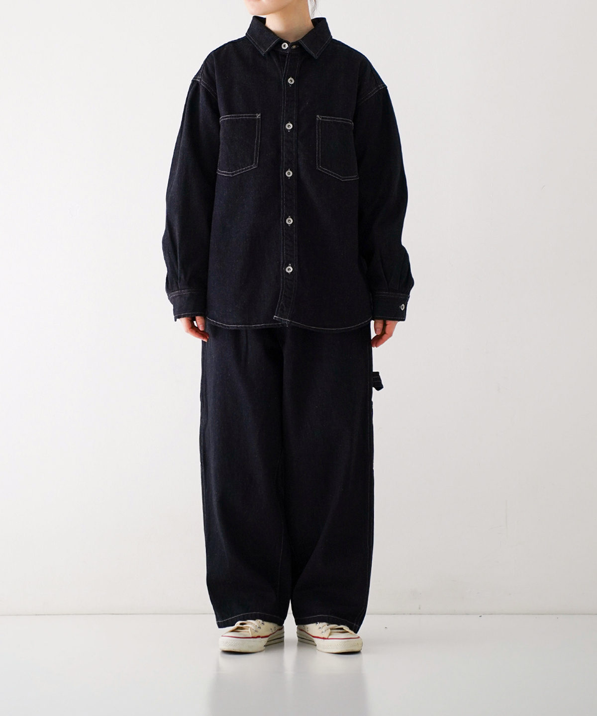 UpcycleLino] BASIC デニムシャツジャケット｜nest Robe / CONFECT