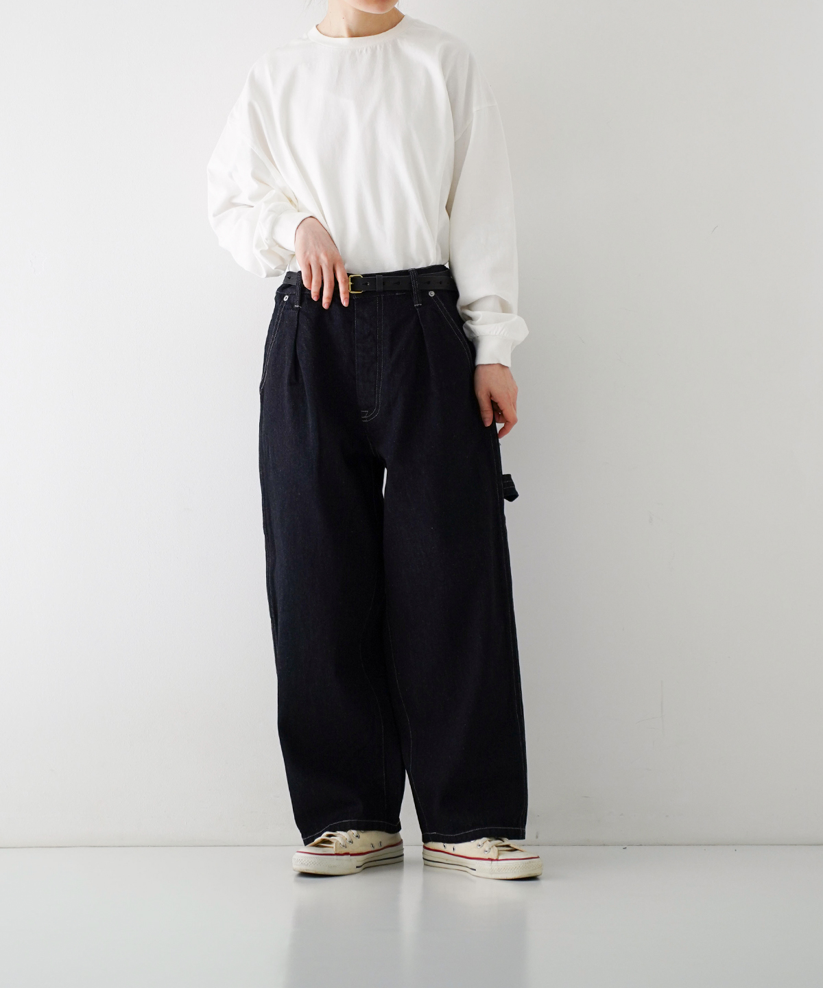 UpcycleLino] BASIC デニムペインターパンツ｜nest Robe / CONFECT