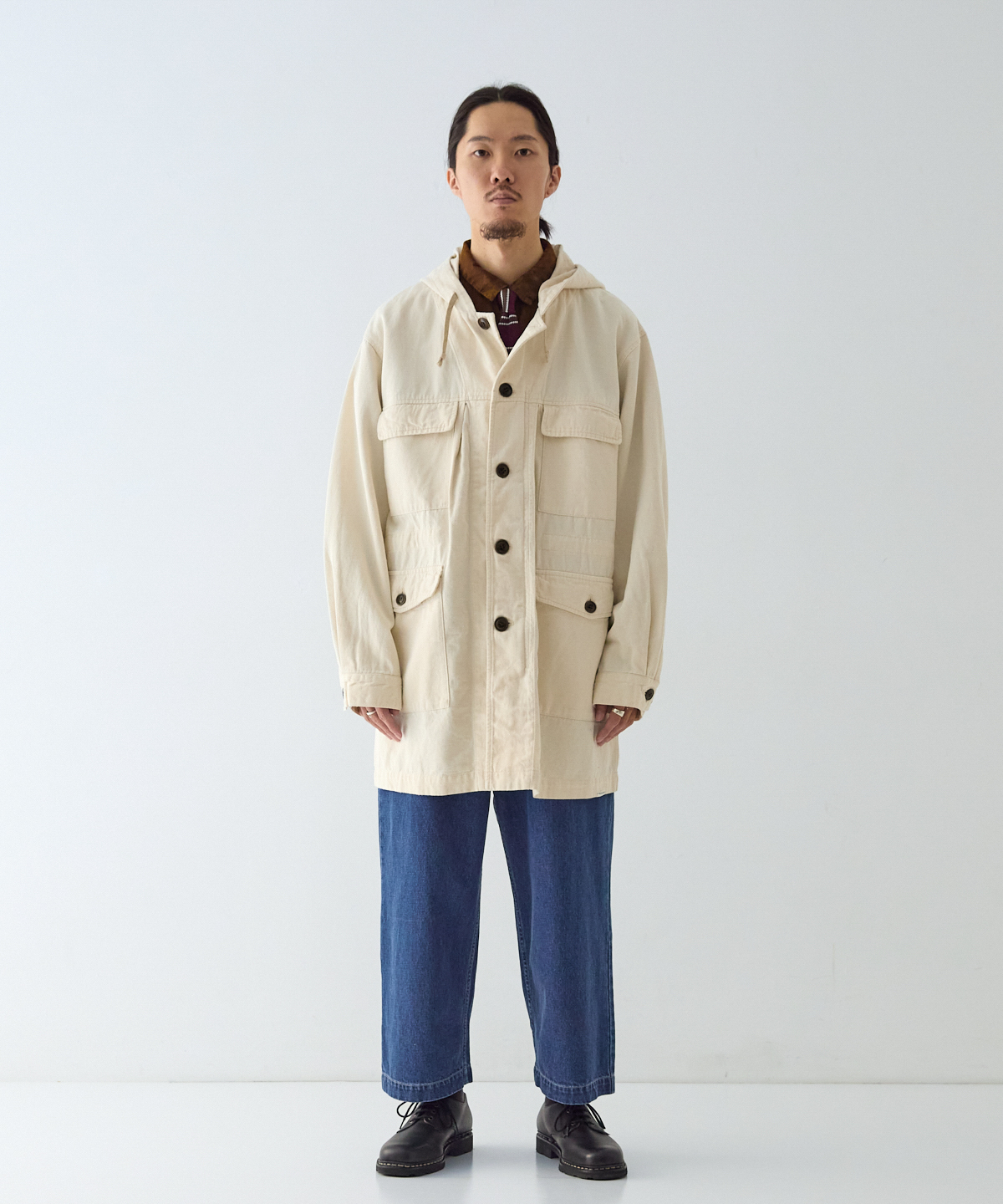 UpcycleLino] BASIC チノフィールドパーカー｜nest Robe / CONFECT