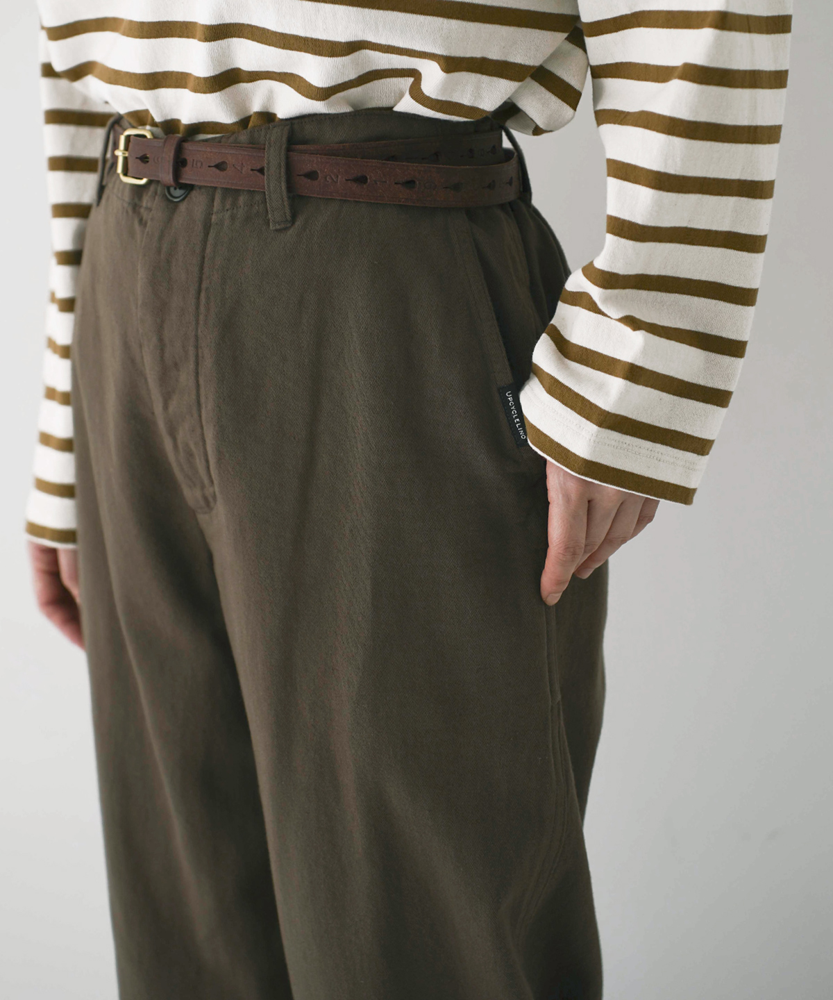 UpcycleLino] BASIC チノテーパードパンツ new color｜nest Robe