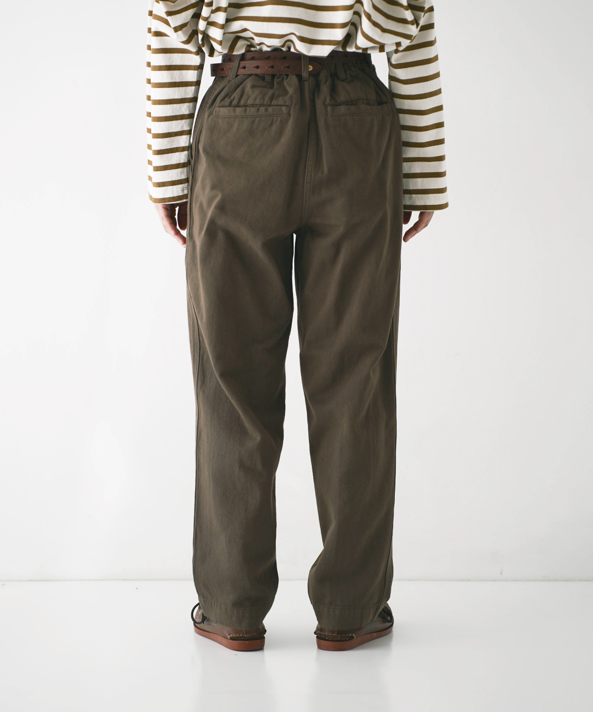 nest Robe upcycleLino BASIC チノテーパードパンツ UpcycleLino] BASIC チノテーパードパンツ new color｜nest Robe