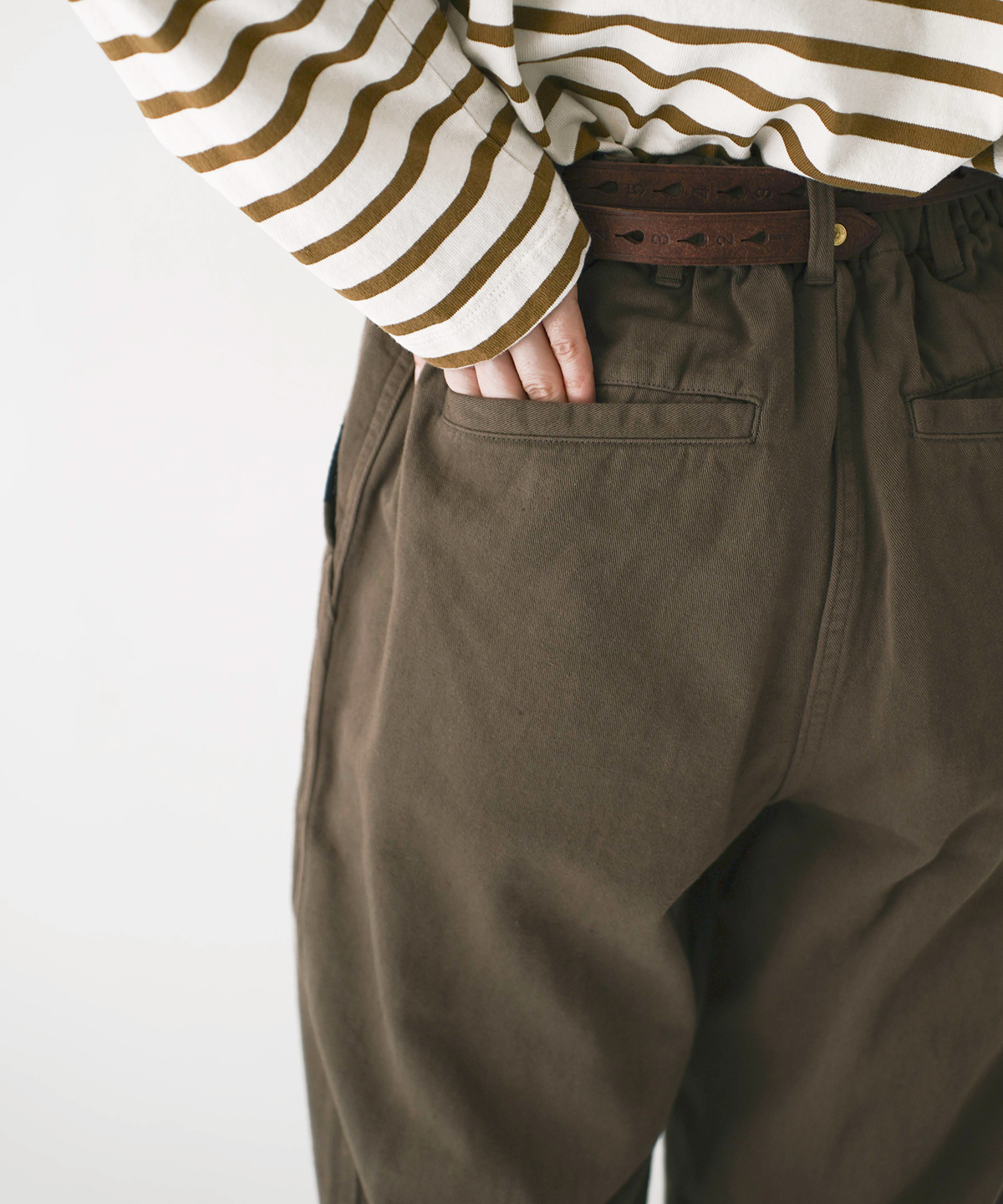 nest Robe upcycleLino BASIC チノテーパードパンツ UpcycleLino] BASIC チノテーパードパンツ new color｜nest Robe