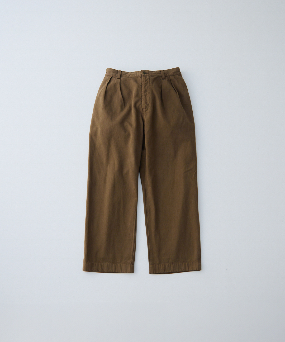 ⭐︎お値下げ⭐︎nest Robe アップサイクルリノ２タックチノパンツ UpcycleLino] BASIC チノ2タックワイドパンツ new color｜nest Robe