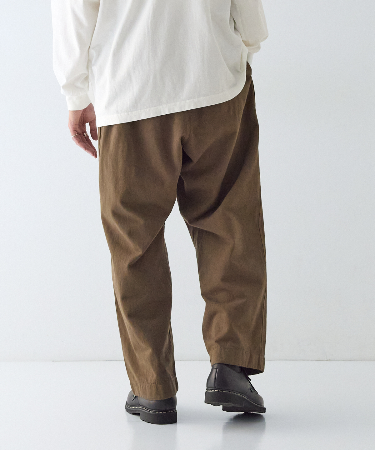 UpcycleLino] BASIC チノ2タックワイドパンツ new color｜nest Robe