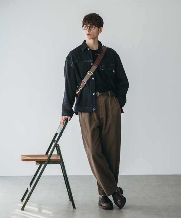 UpcycleLino] BASIC チノ2タックワイドパンツ new color｜nest Robe