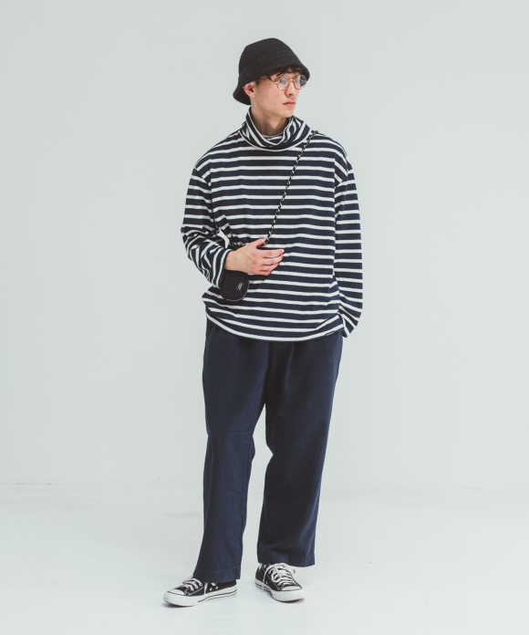 UpcycleLino] BASIC チノ2タックワイドパンツ new color｜nest Robe