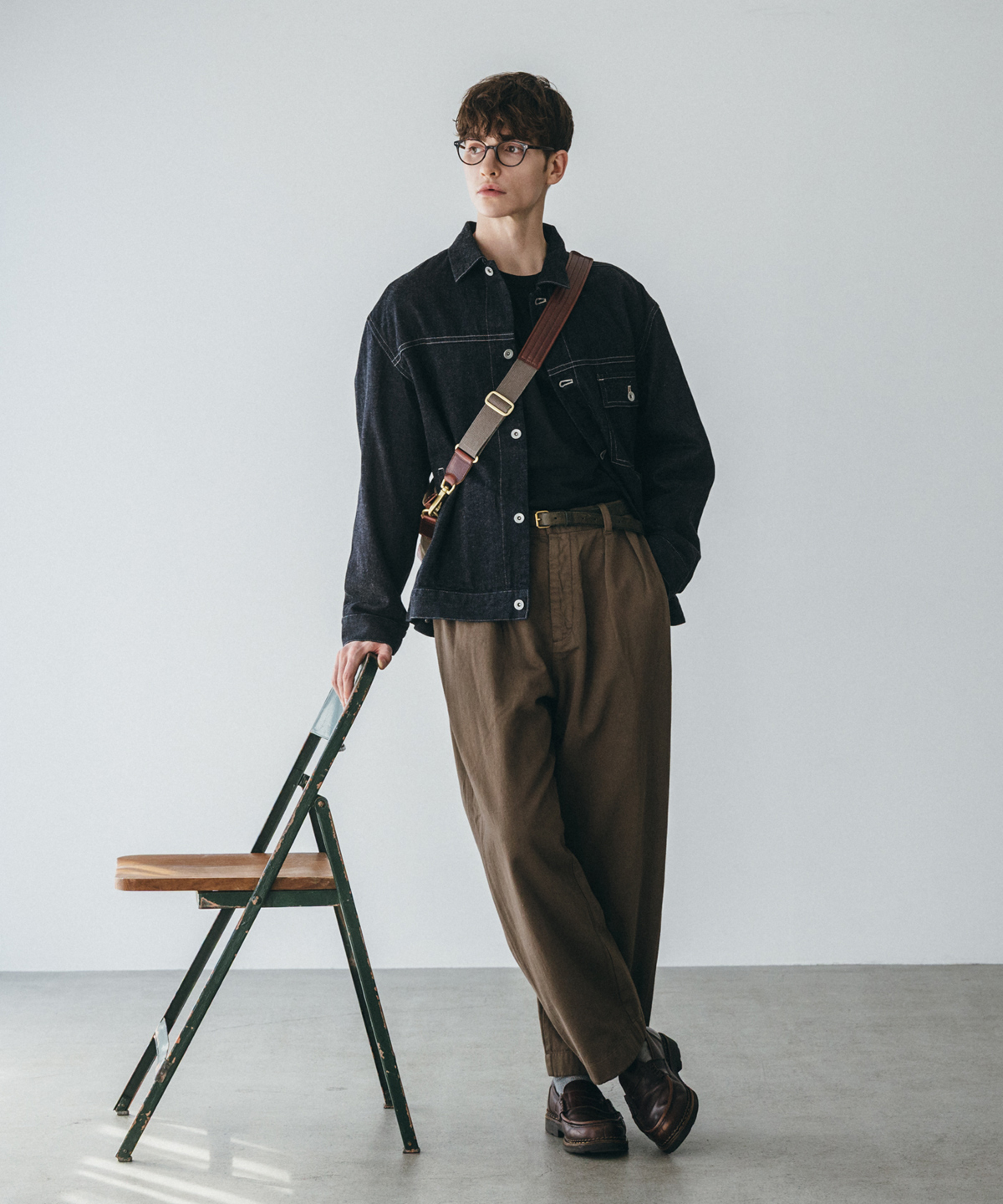 UpcycleLino] BASIC チノ2タックワイドパンツ new color｜nest