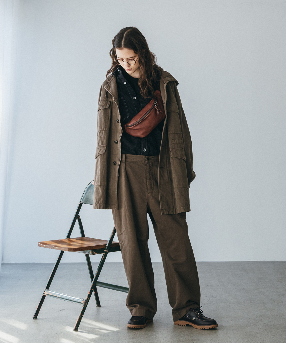 UpcycleLino] BASIC チノ2タックワイドパンツ new color｜nest