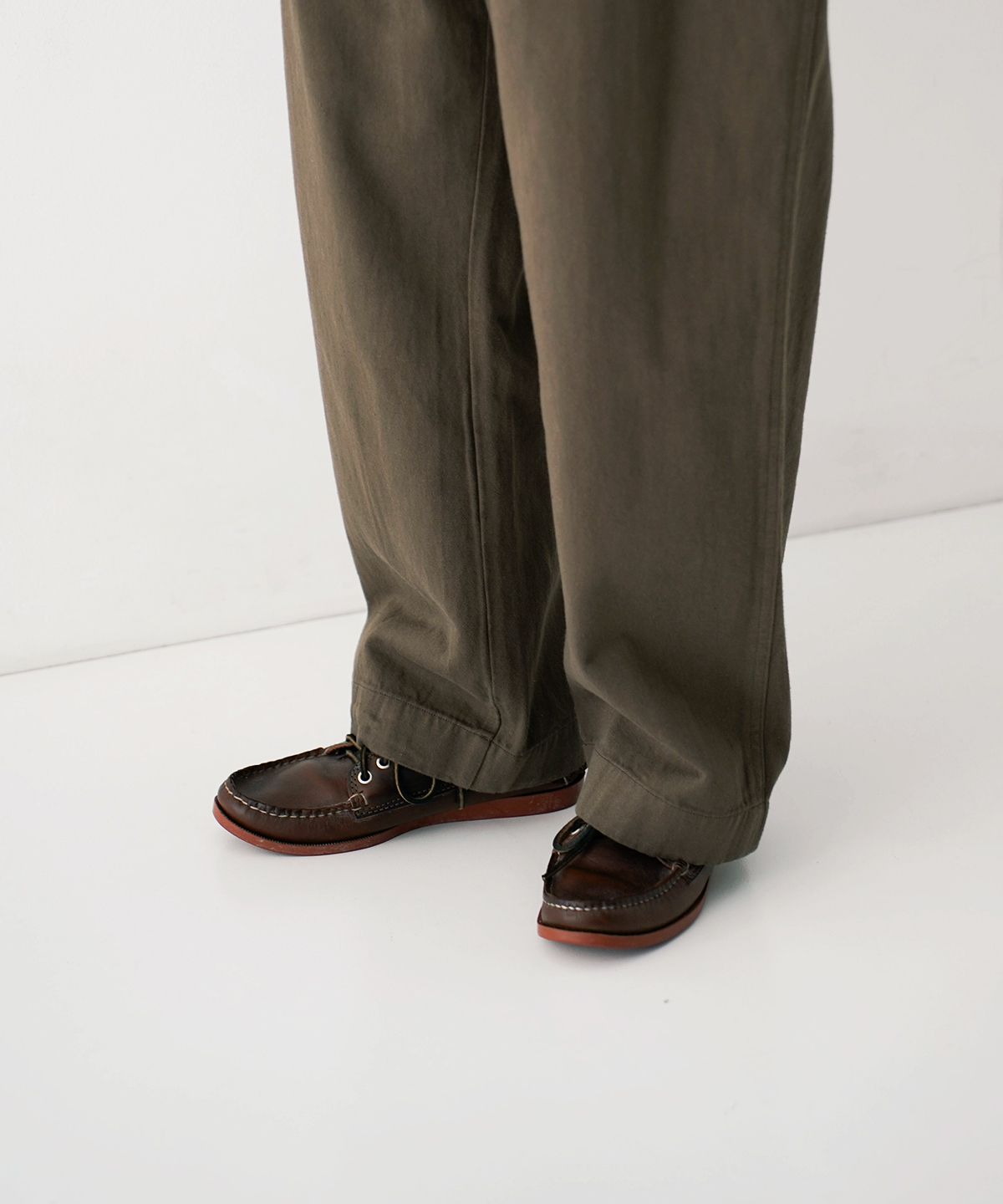 UpcycleLino] BASIC チノ2タックワイドパンツ new color｜nest Robe