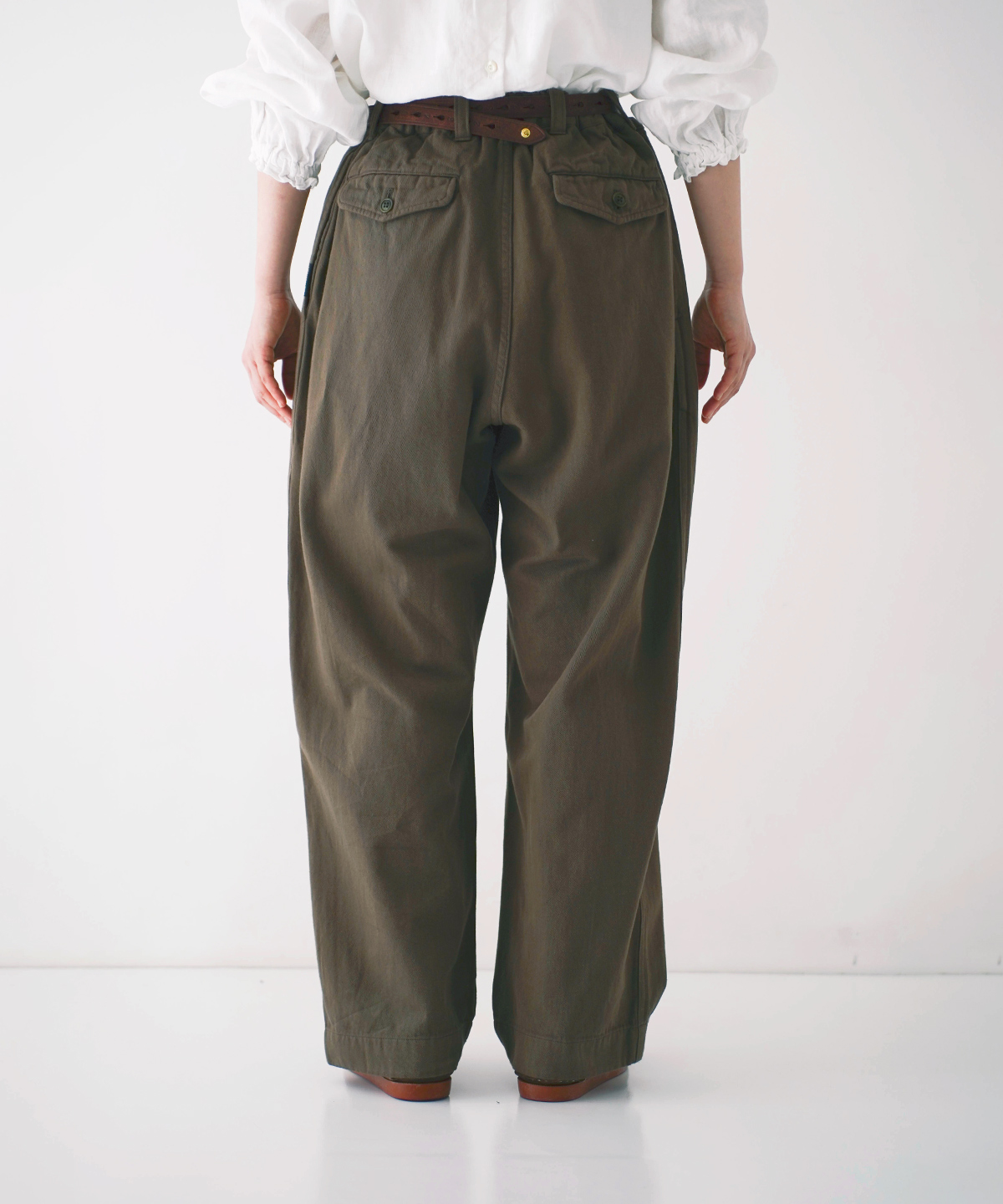 UpcycleLino] BASIC チノ2タックワイドパンツ new color｜nest Robe
