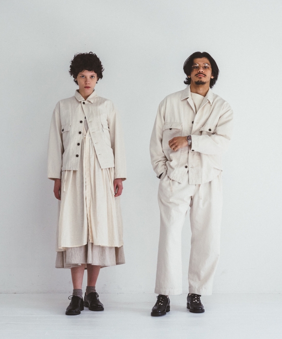 UpcycleLino] BASIC チノフィールドジャケット new color｜nest Robe