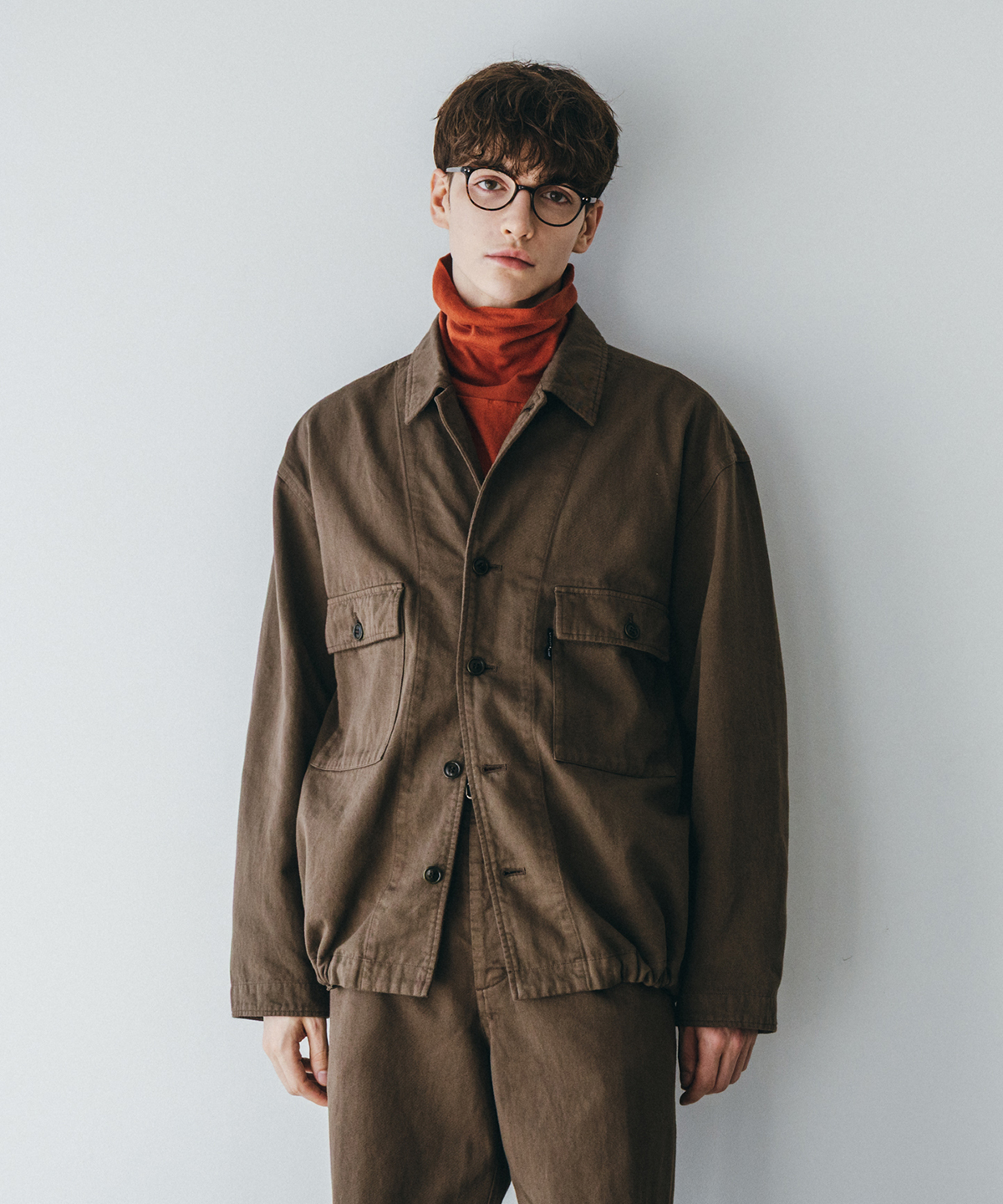 UpyccleLino ネストローブ BASIC チノフィールドジャケット L UpcycleLino] BASIC チノフィールドジャケット new color｜nest Robe