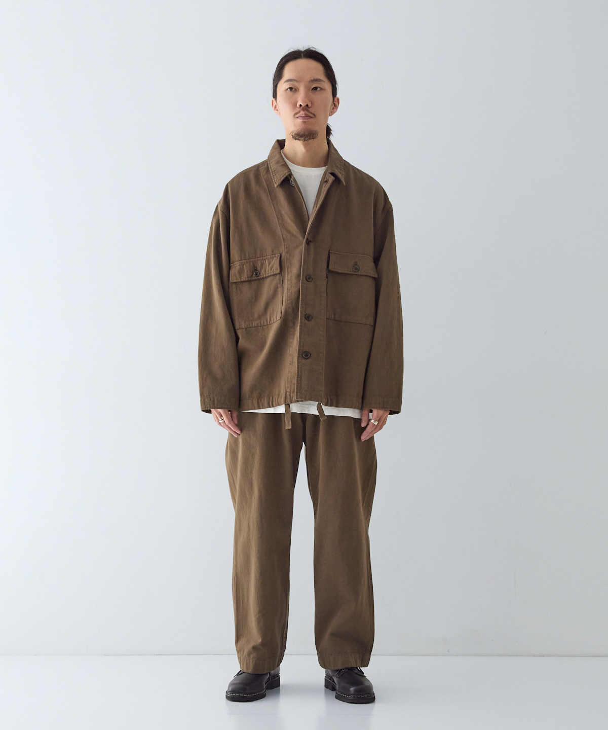 美品　ネストローブ　UpcycleLino BASIC チノフィールドジャケット UpcycleLino] BASIC チノフィールドジャケット new color｜nest Robe