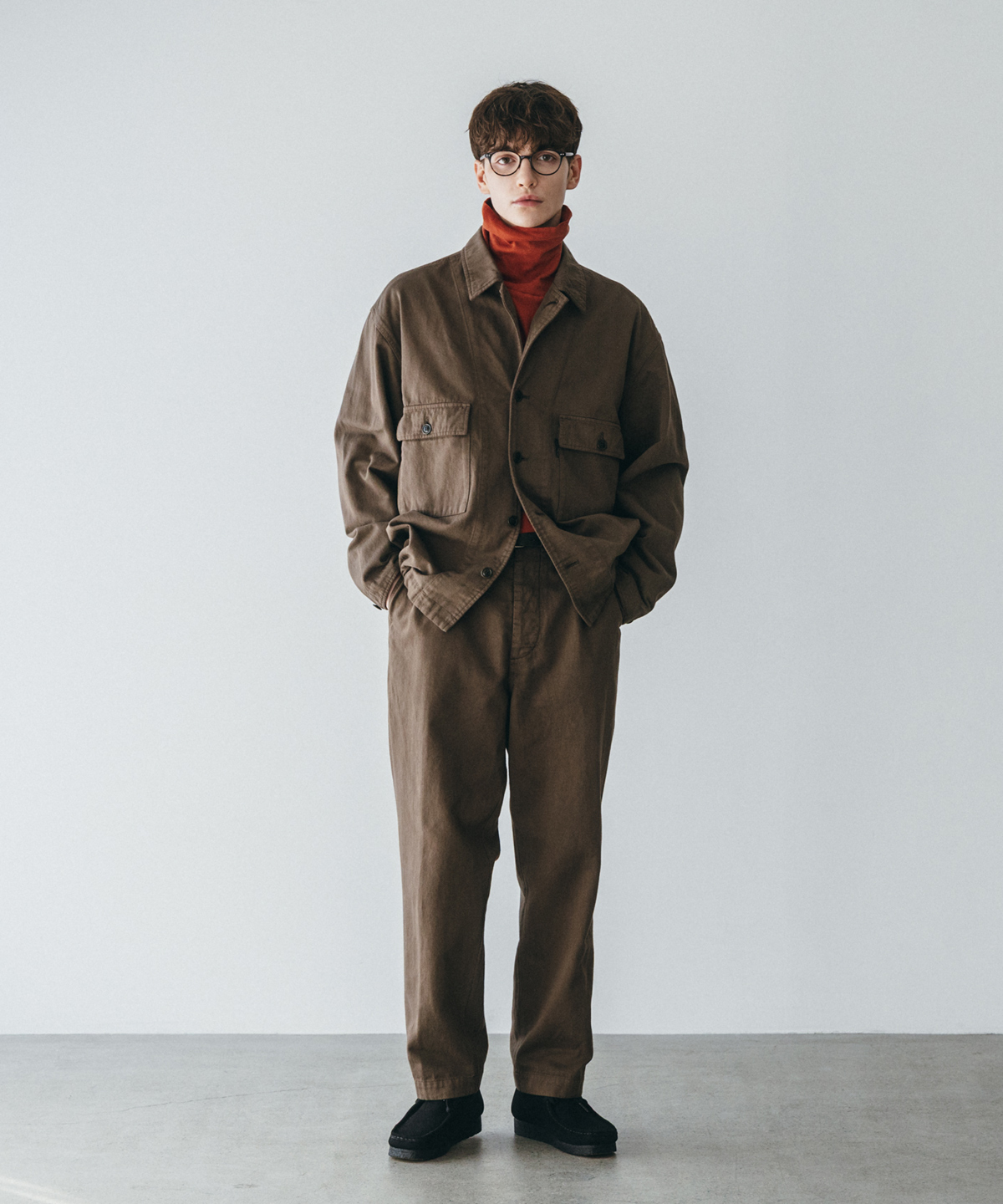 nest Robe UpcycleLino/BASICチノフィールドジャケット UpcycleLino] BASIC チノフィールドジャケット new color｜nest