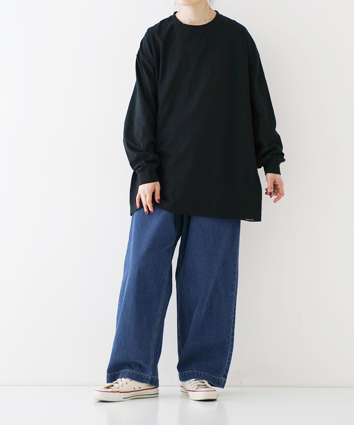 ...ネストローブ... 【UL】 BASIC 天竺長袖ビッグTee UpcycleLino】BASIC 天竺長袖ビッグTee new color｜nest Robe