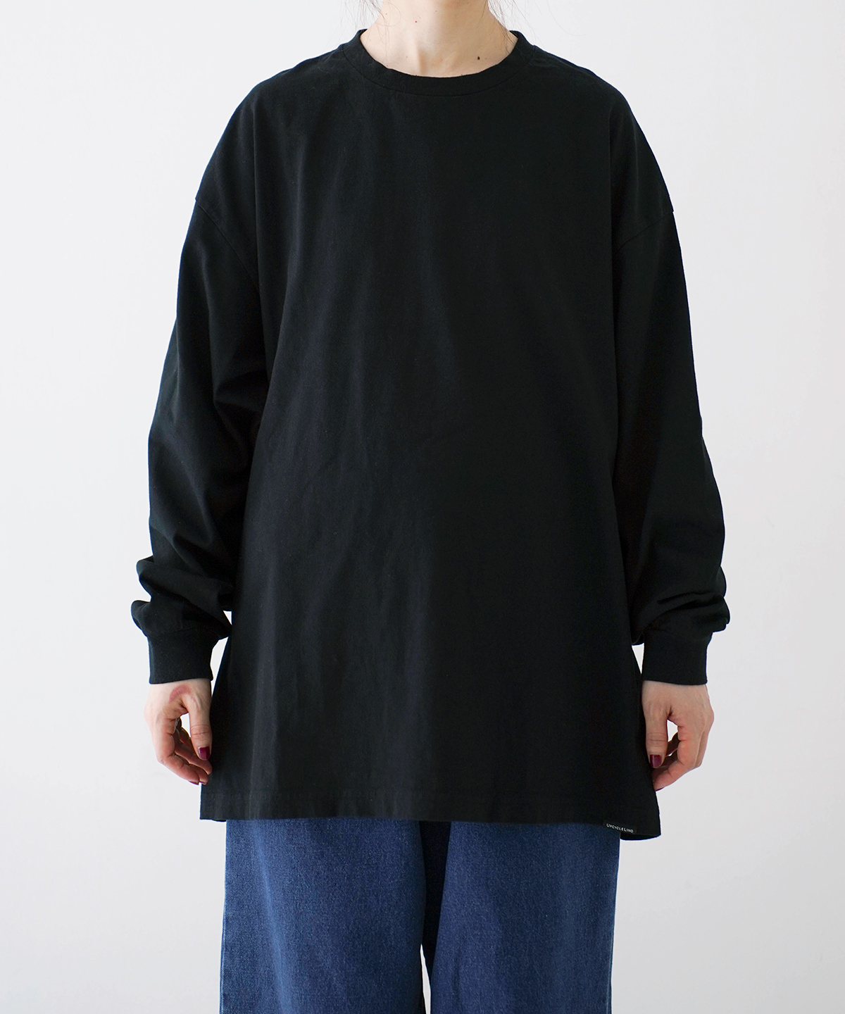 UpcycleLino/BASIC 天竺長袖ビッグTee/クルー半袖Tシャツ古着 UpcycleLino BASIC L/S BIG TEE 2024 new color