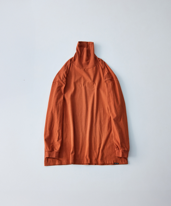 UpcycleLino]BASIC 天竺長袖ビッグタートル｜nest Robe / CONFECT