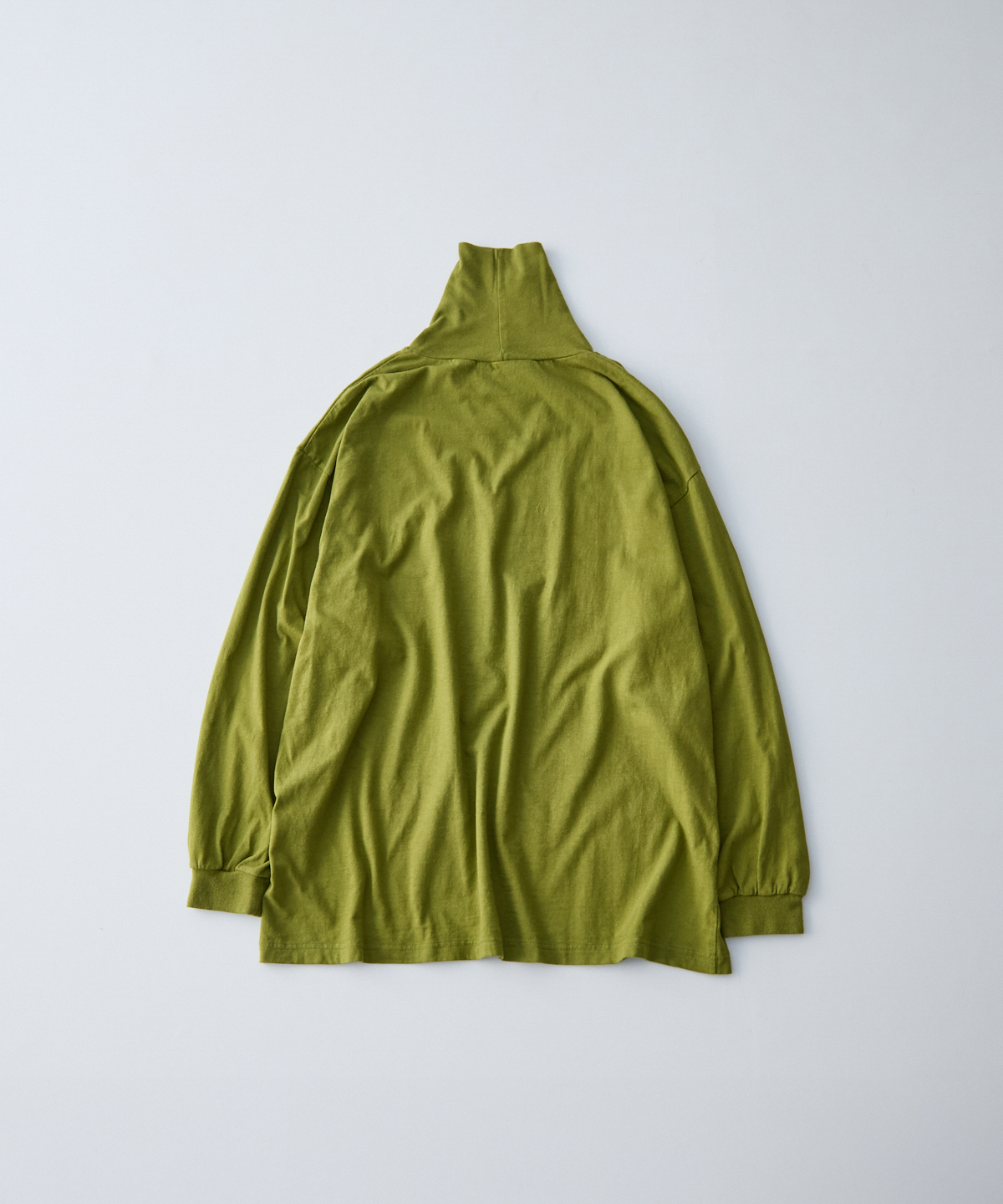 UpcycleLino]BASIC 天竺長袖ビッグタートル｜nest Robe / CONFECT