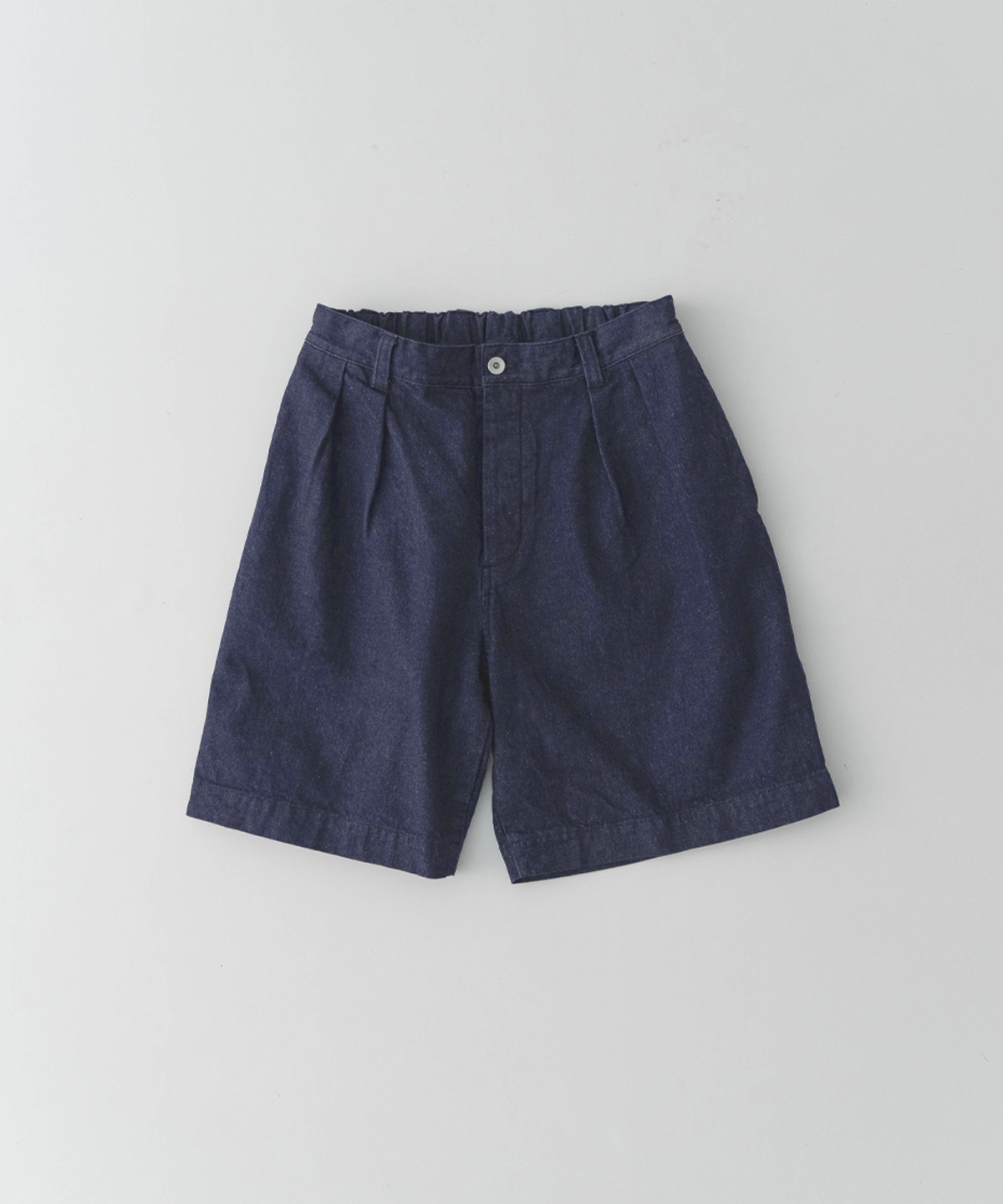 UpcycleLino] BASIC 9.5ozデニムイージーショーツ｜nest Robe