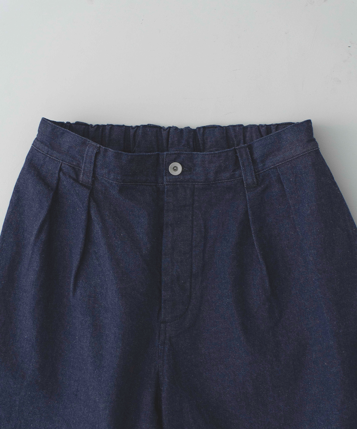 UpcycleLino] BASIC 9.5ozデニムイージーショーツ｜nest Robe