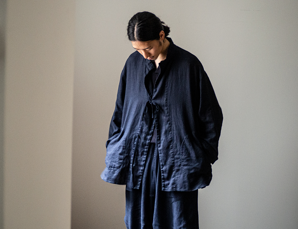 colonest robe confect リネンアムンゼン スモッグシャツ - シャツ