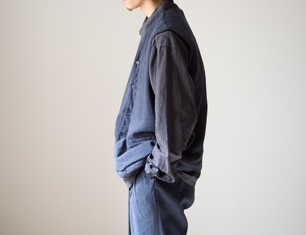ROUGH AND LOOSE SILK LINEN SUITING｜nest Robe ONLINE SHOP