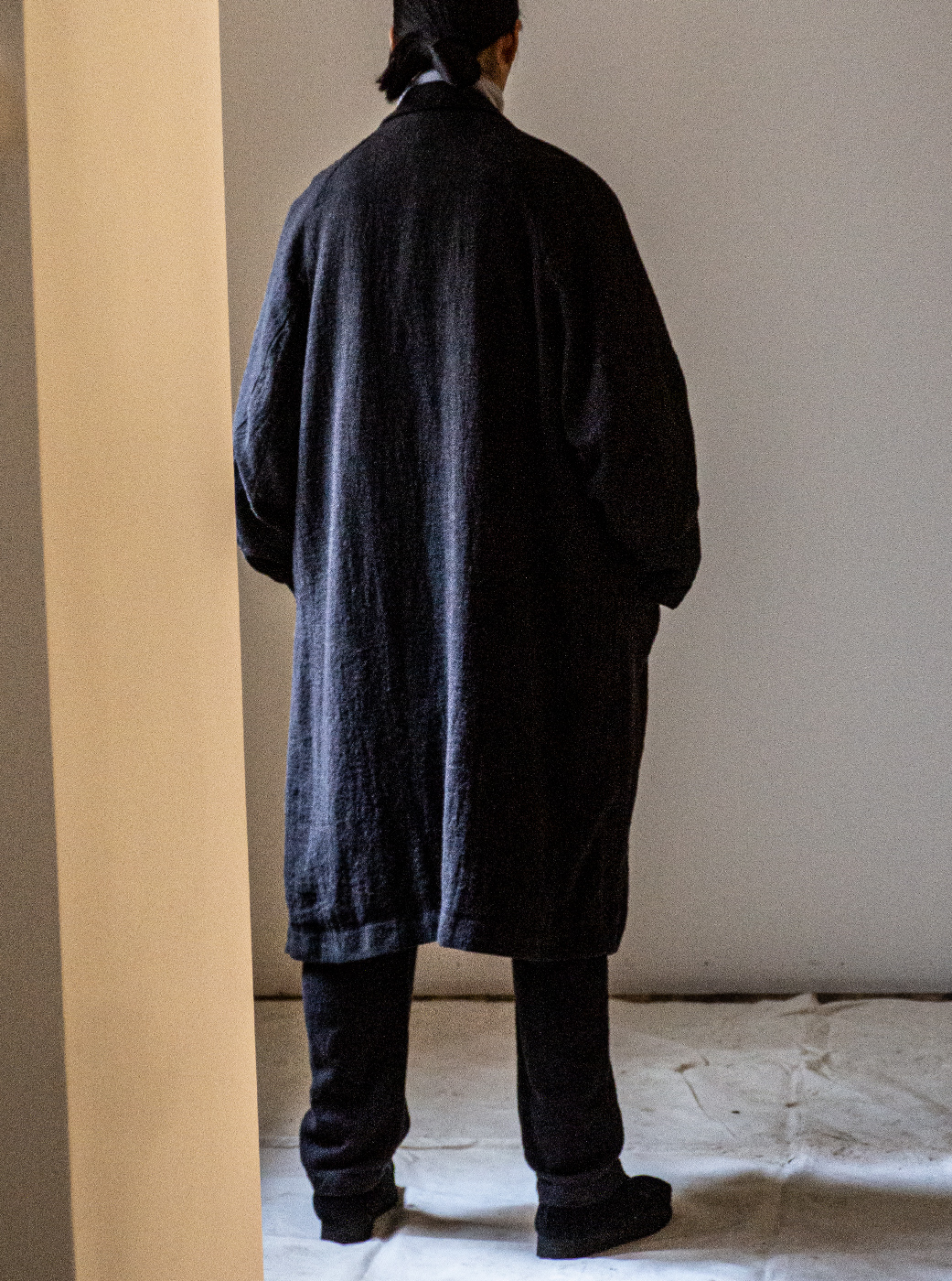 LINEN/WOOL VIYELLA｜nest Robe / CONFECT ONLINE SHOP