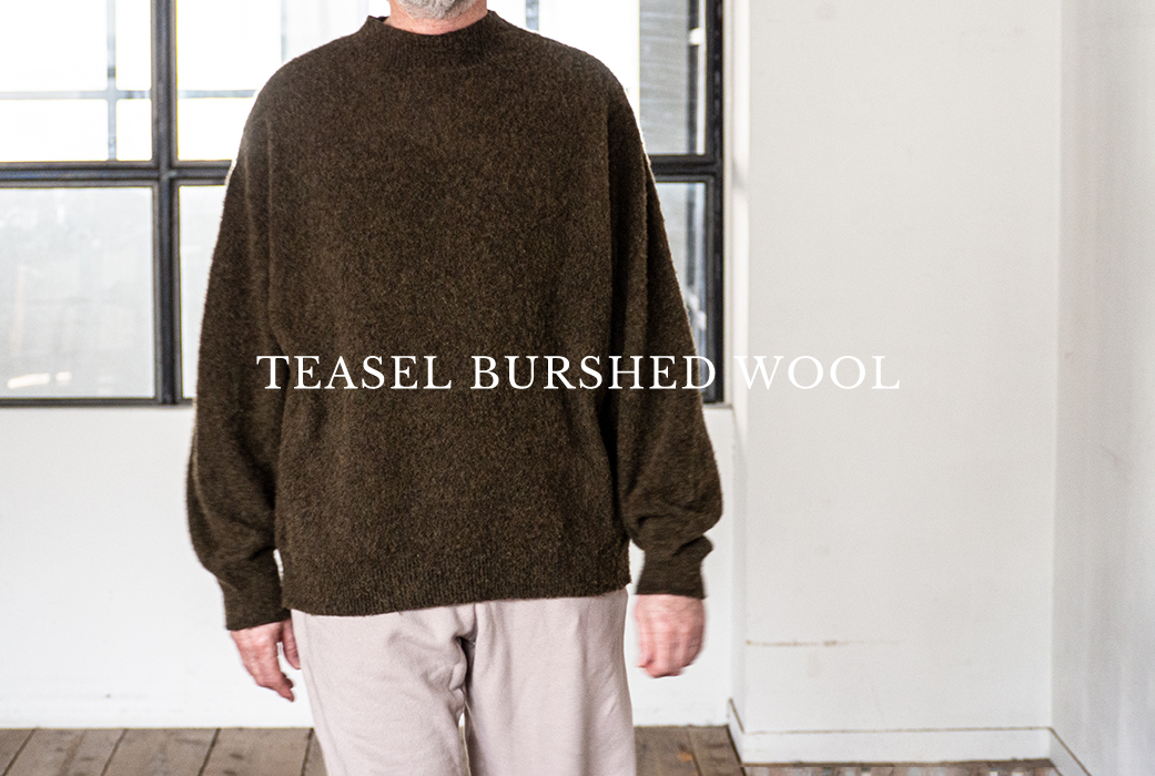 TEASEL BURSHED WOOL｜nest Robe ONLINE SHOP